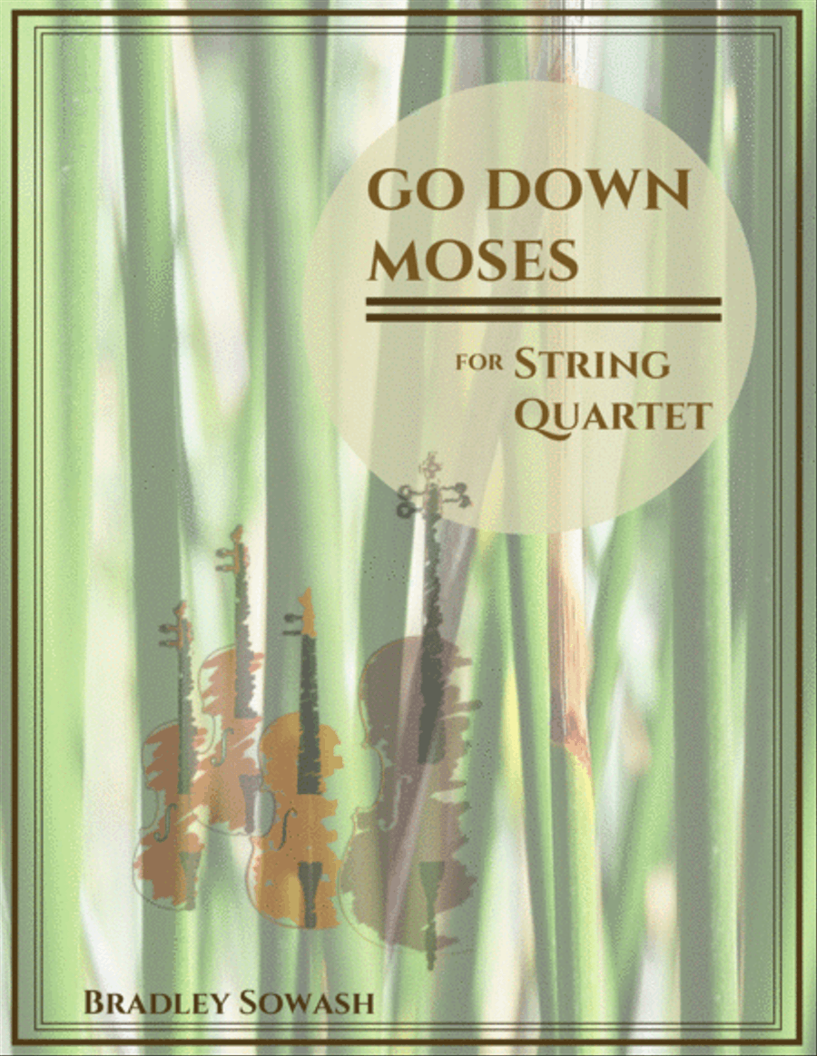 Go Down Moses - String Quartet String Quartet scores gallery preview page 1