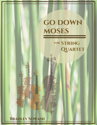 Book cover for Go Down Moses - String Quartet