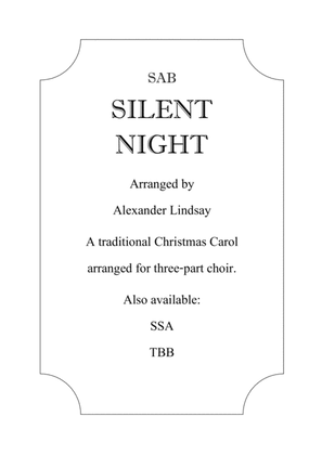Silent Night (SAB)