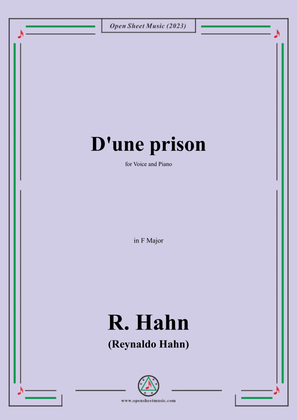 R. Hahn-D'une prison,in F Major