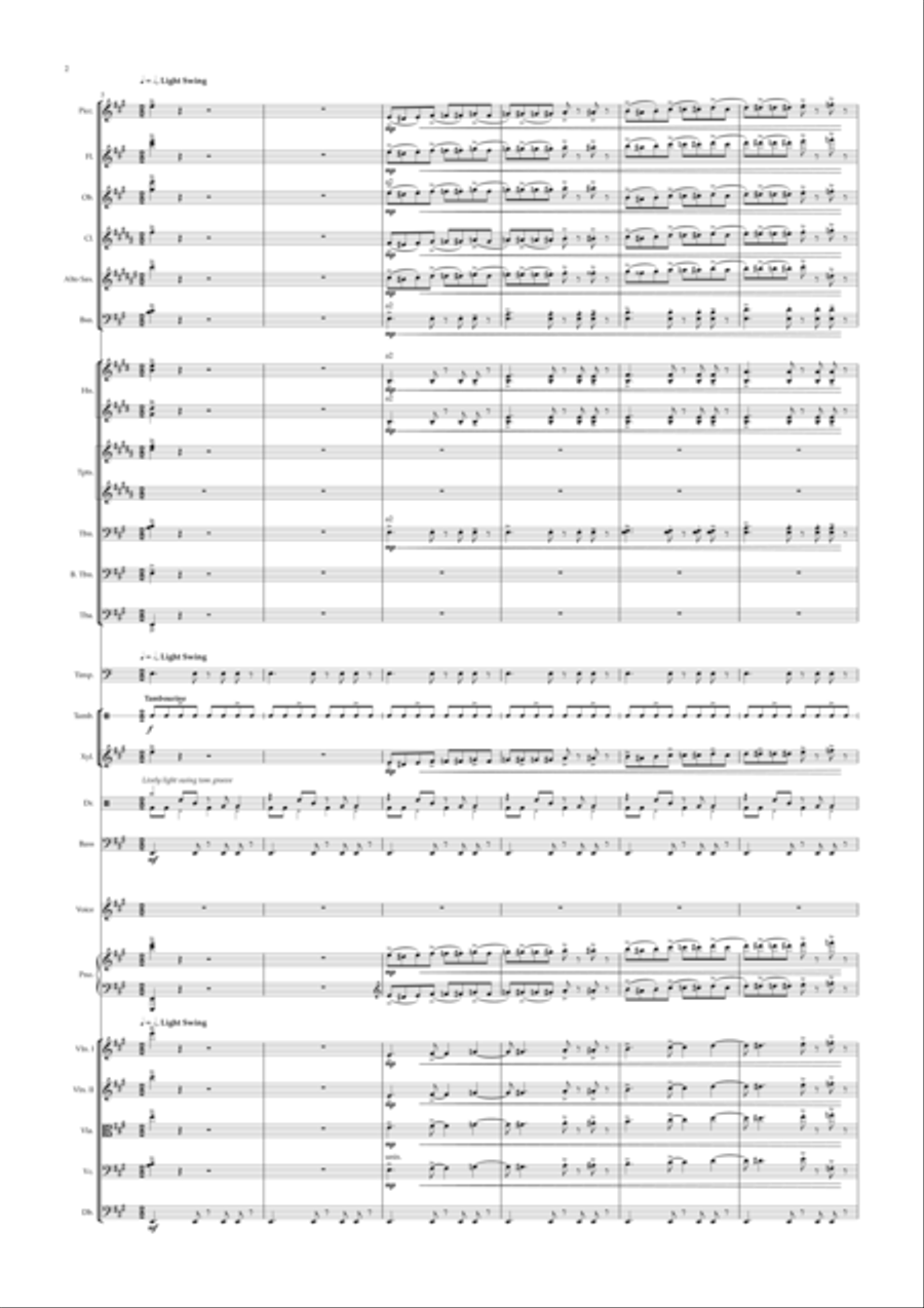 Merry Christmas Everyone Full Orchestra scores gallery preview page 4