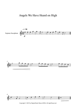 Book cover for Angels We Have Heard on High (Soprano Sax)