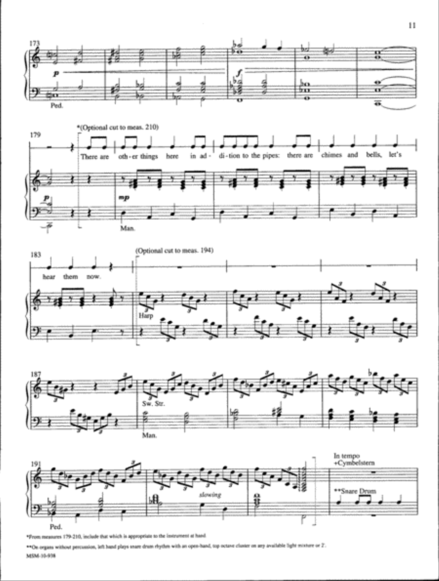 Rex: The King of Instruments Organ scores gallery preview page 7