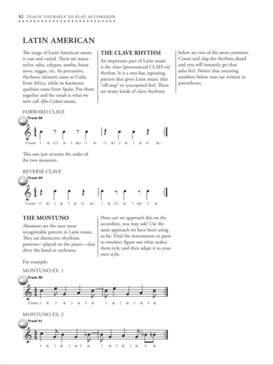 Alfred's Teach Yourself to Play Accordion Accordion scores gallery preview page 9