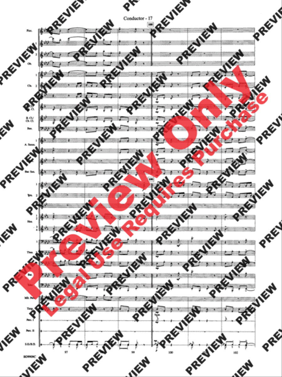 I'm Seventeen Come Sunday Concert Band scores gallery preview page 39