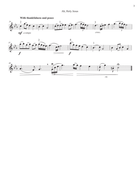 Variations on Lenten Hymns for Solo Violin