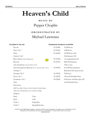 Heaven's Child - Set of Parts