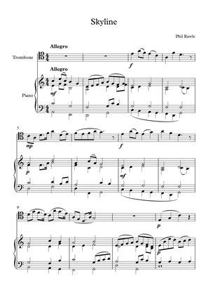 Skyline - Trombone and Piano