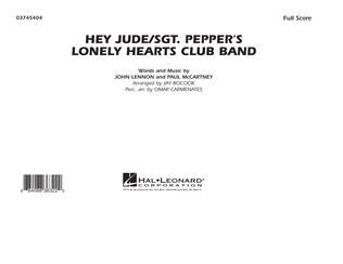 Book cover for Hey Jude/Sgt. Pepper's Lonely Hearts Club Band - Full Score
