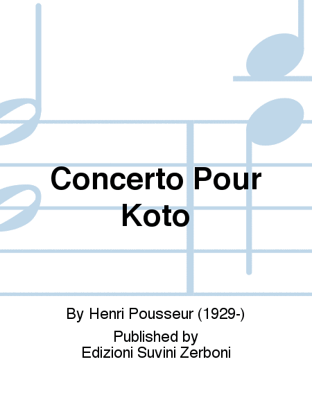 Concerto Pour Koto