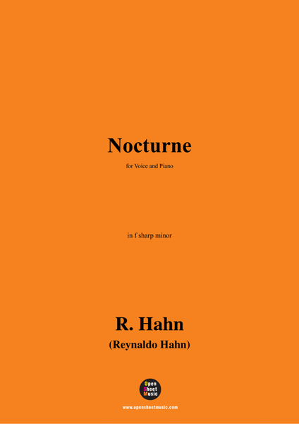 R. Hahn-Nocturne,in f sharp minor