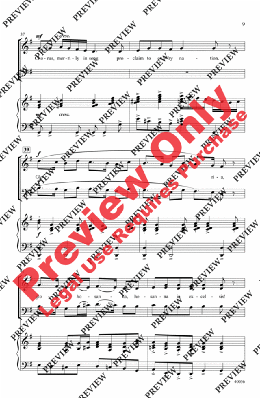 Ding Dong! Merrily on High 3-Part scores gallery preview page 8