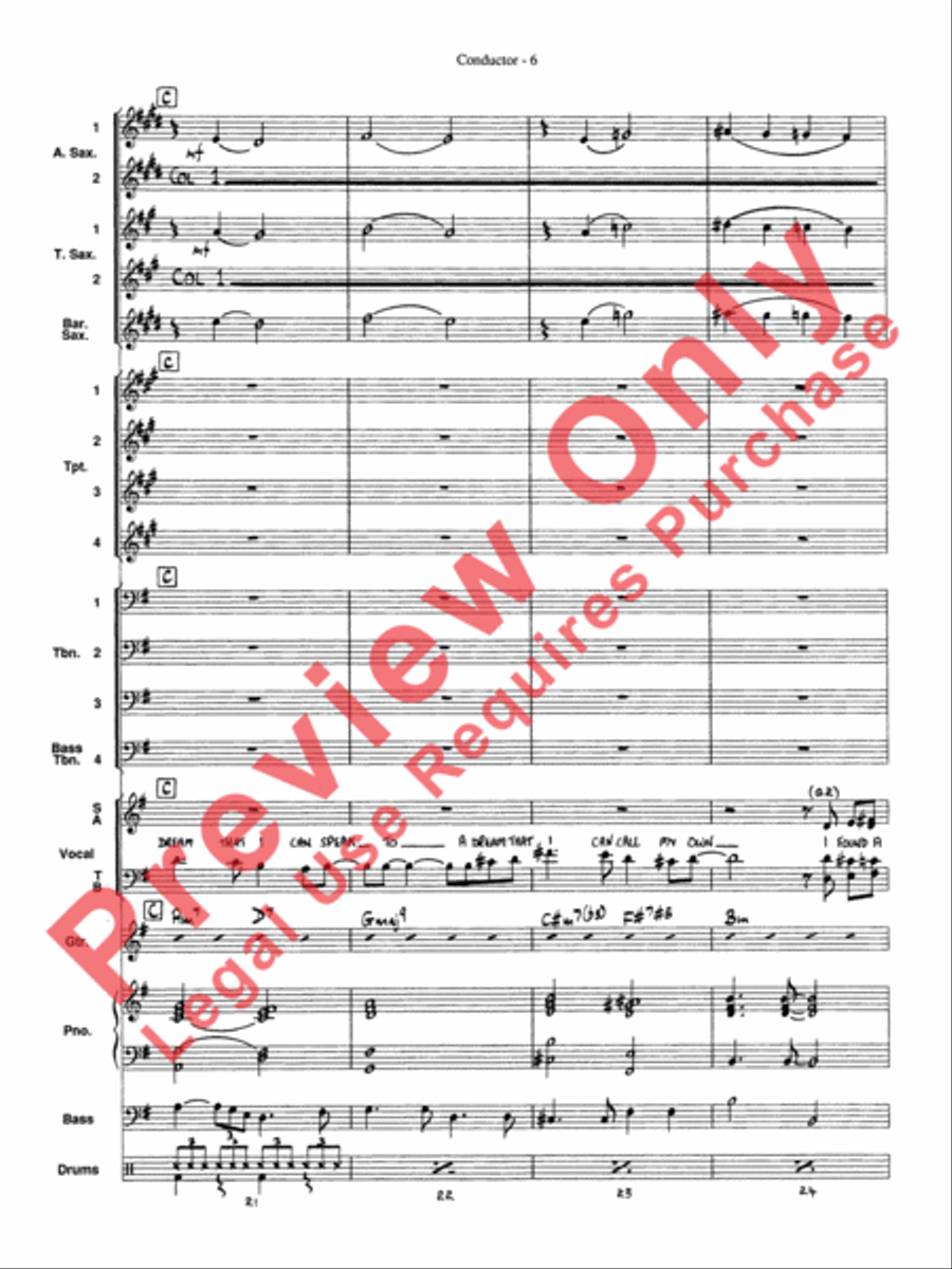 At Last Jazz Ensemble scores gallery preview page 8