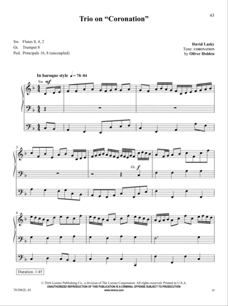 The Sacred Organ Library, Vol. 2 Organ Solo scores gallery preview page 25