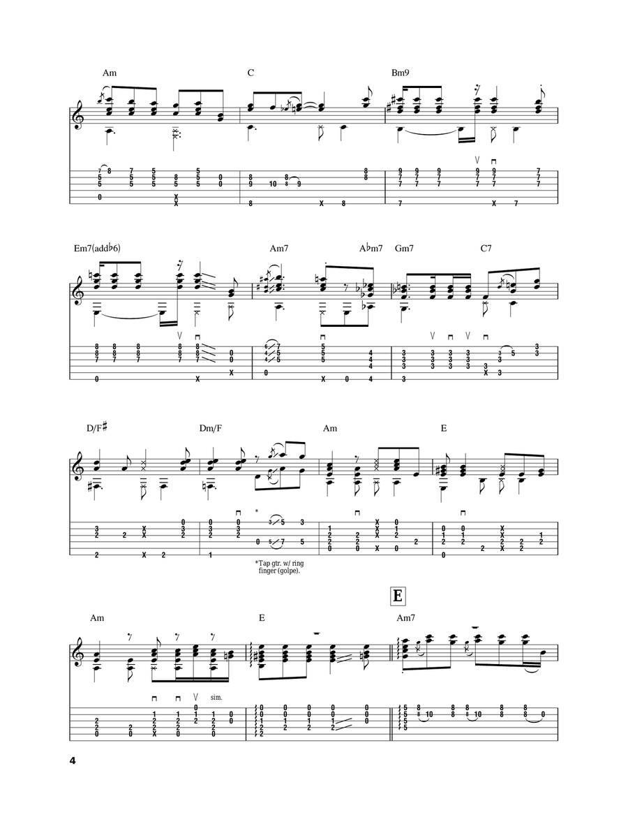 The House Of The Rising Sun Acoustic Guitar scores gallery preview page 4