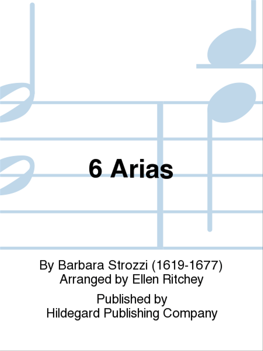 6 Arias Voice Solo scores gallery preview page 1