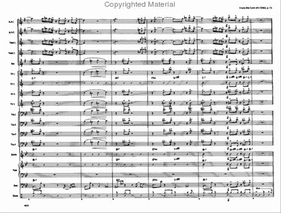 From the Eyes of a Child From the Eyes of a Child Jazz Ensemble scores gallery preview page 14