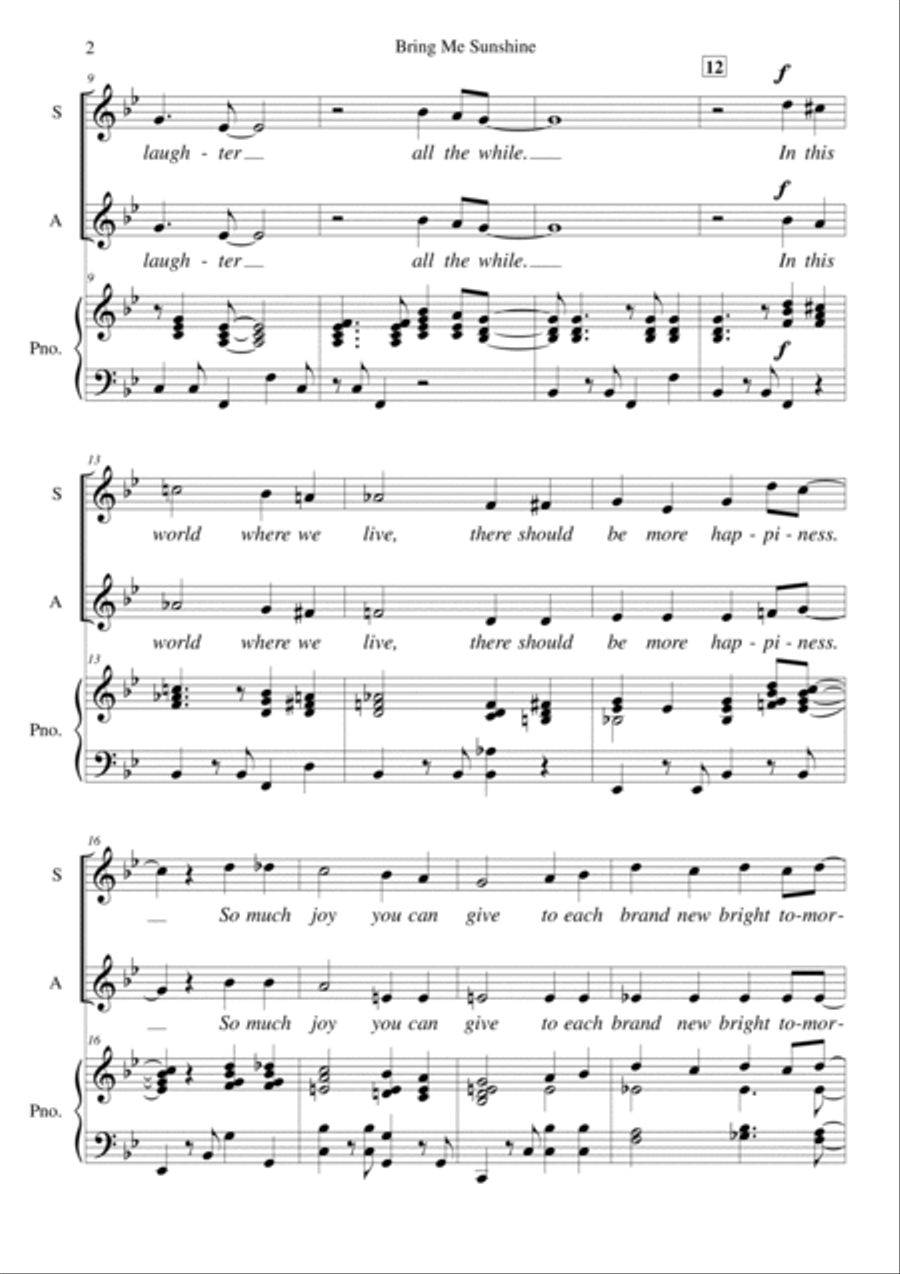 Bring Me Sunshine SA scores gallery preview page 2