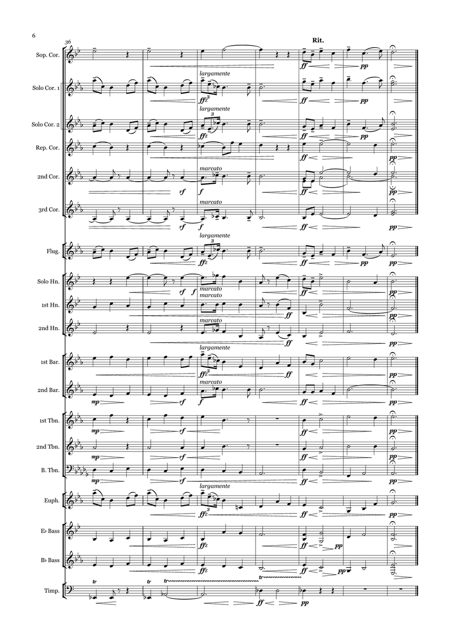 Nimrod Brass Band scores gallery preview page 6