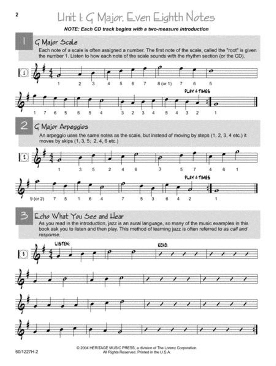 Jazz Basics - Alto/Baritone Saxophone image number null