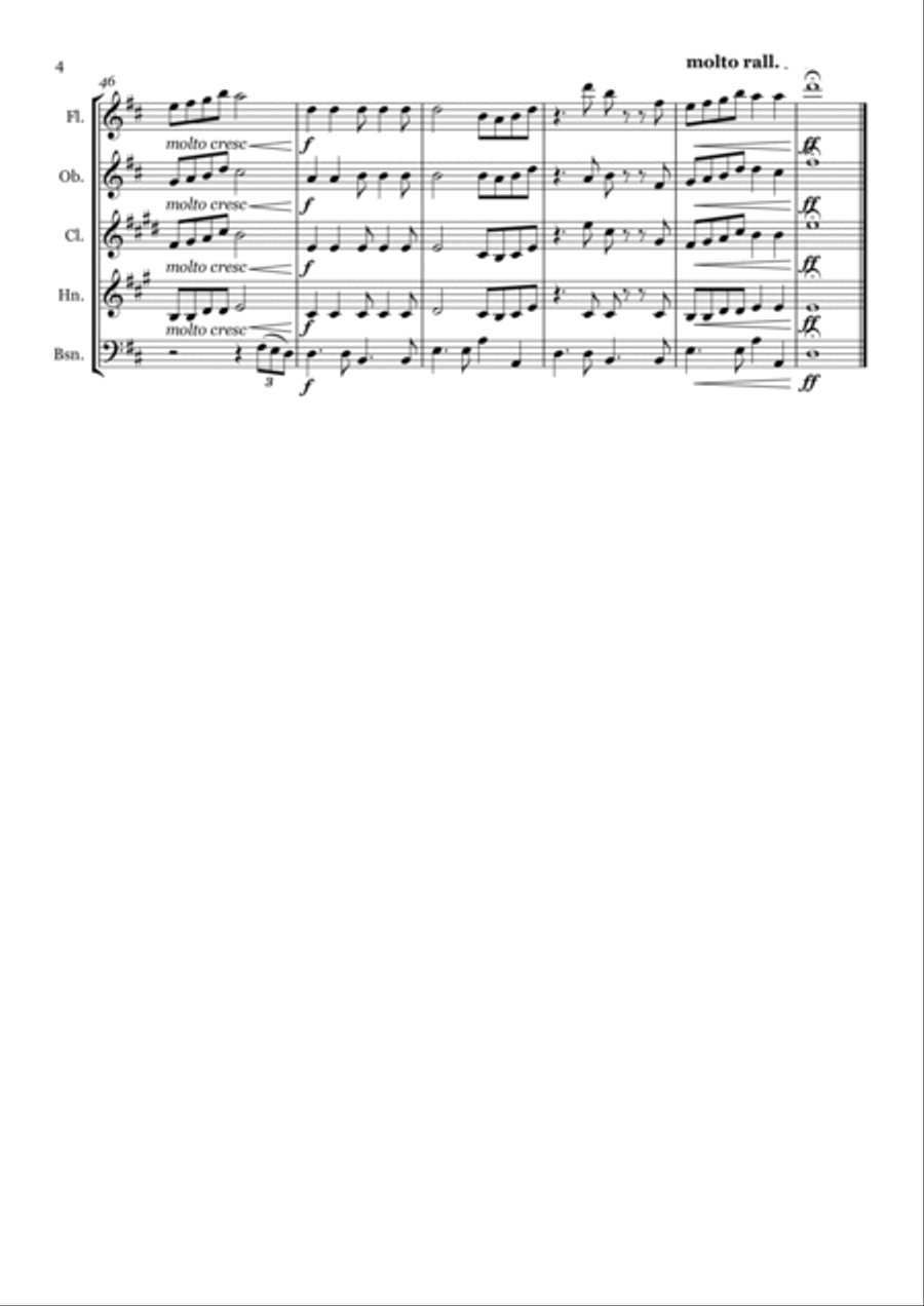 Always Look On The Bright Side Of Life Woodwind Quintet scores gallery preview page 4