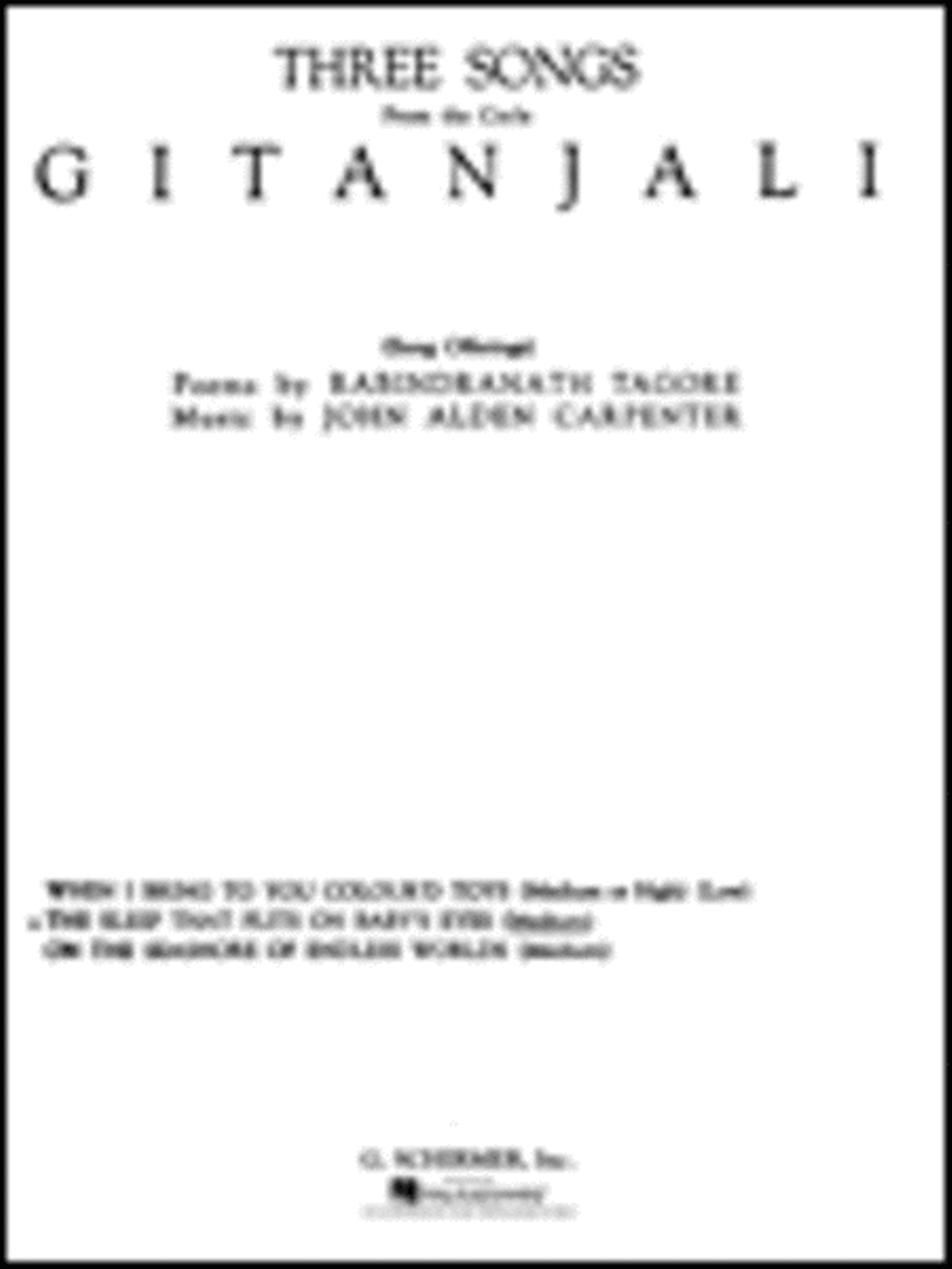 Sleep That Flits on Baby's Eyes (from Gitanjali) Voice scores gallery preview page 1
