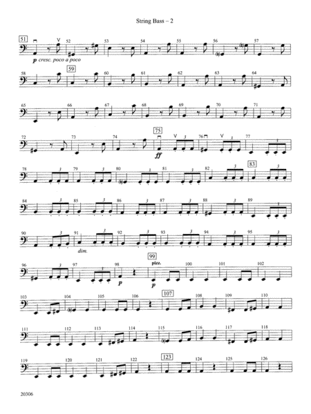 Symphony No. 7 (2nd Movement): String Bass