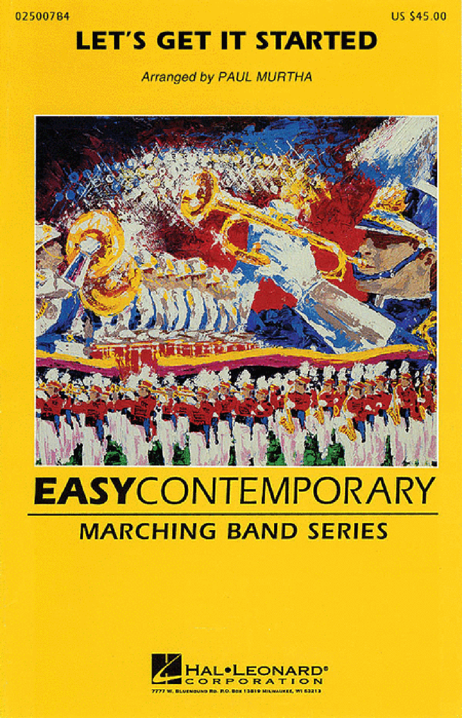 Let's Get It Started Marching Band scores gallery preview page 1