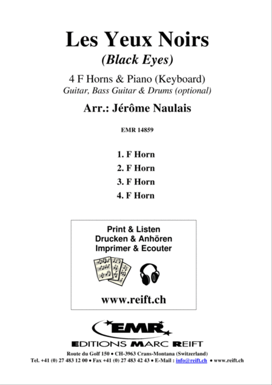 Les Yeux Noirs Horn scores gallery preview page 2
