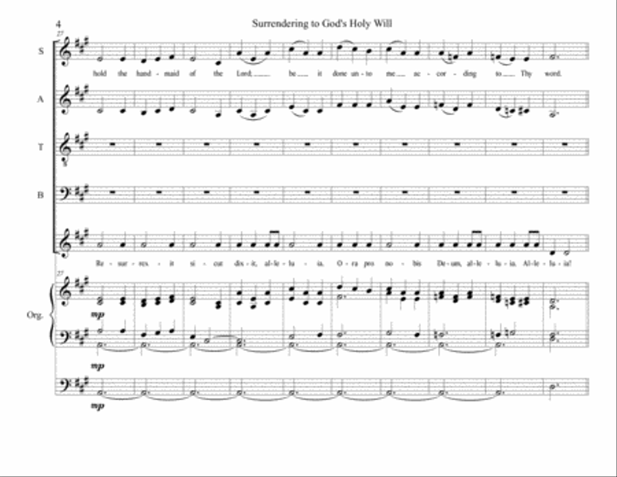 My 500-700th Composition Part Three 4-Part scores gallery preview page 4