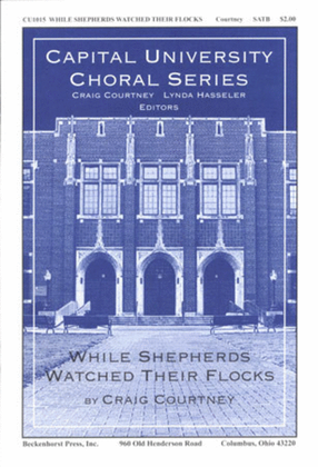 Book cover for While Shepherds Watched Their Flocks (SATB)