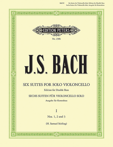 Suites (Sonatas) - Arranged For Double Bass by Johann Sebastian Bach Double Bass - Sheet Music