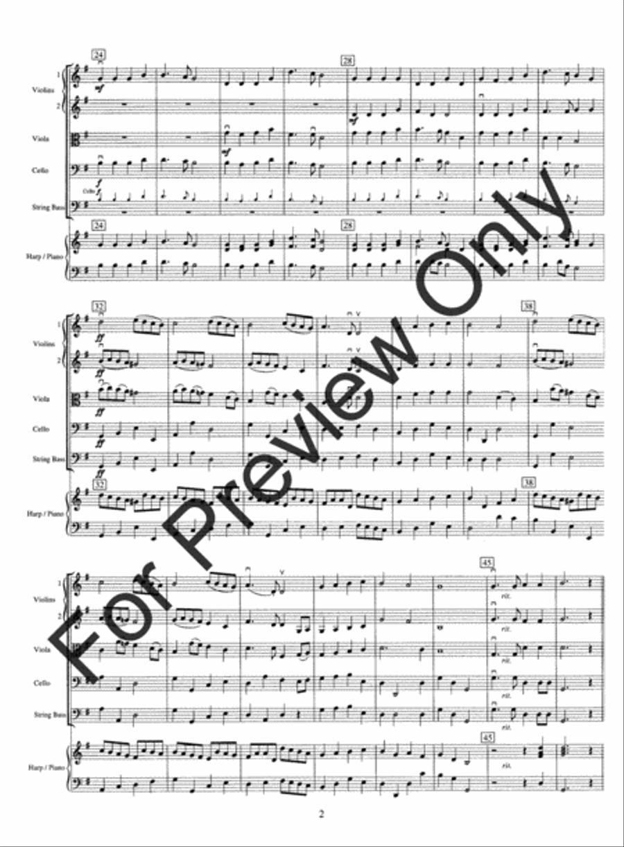 Christmas Concert Suite Christmas Concert Suite String Orchestra scores gallery preview page 5
