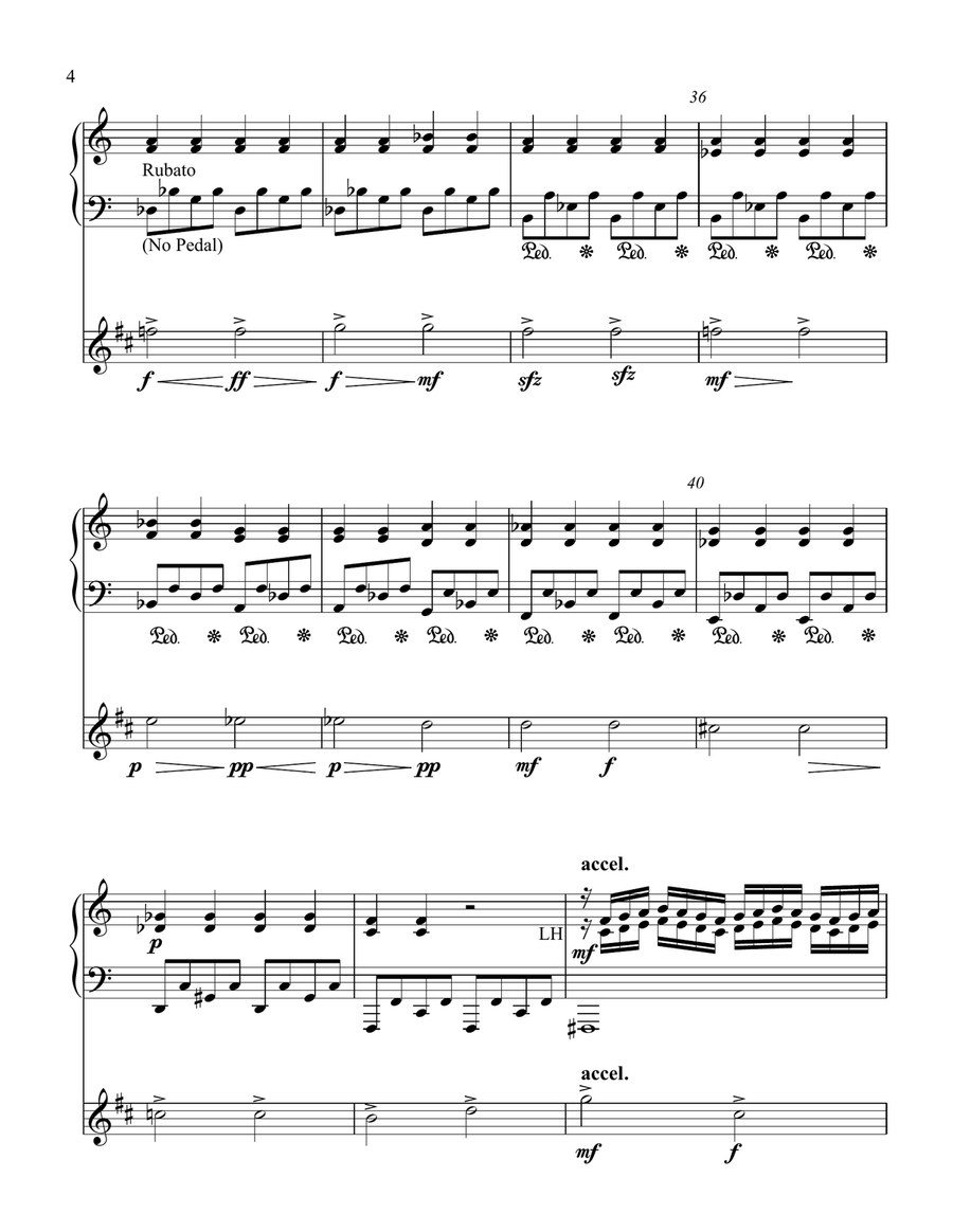 Duet for Piano and B-flat Clarinet Woodwind Duet scores gallery preview page 4