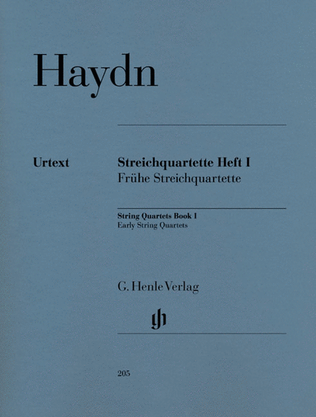 Book cover for String Quartets – Volume I