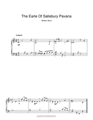 The Earle Of Salisbury Pavana