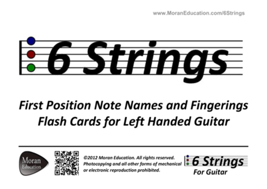 Left Handed Guitar Flash Cards Guitar Solo scores gallery preview page 1