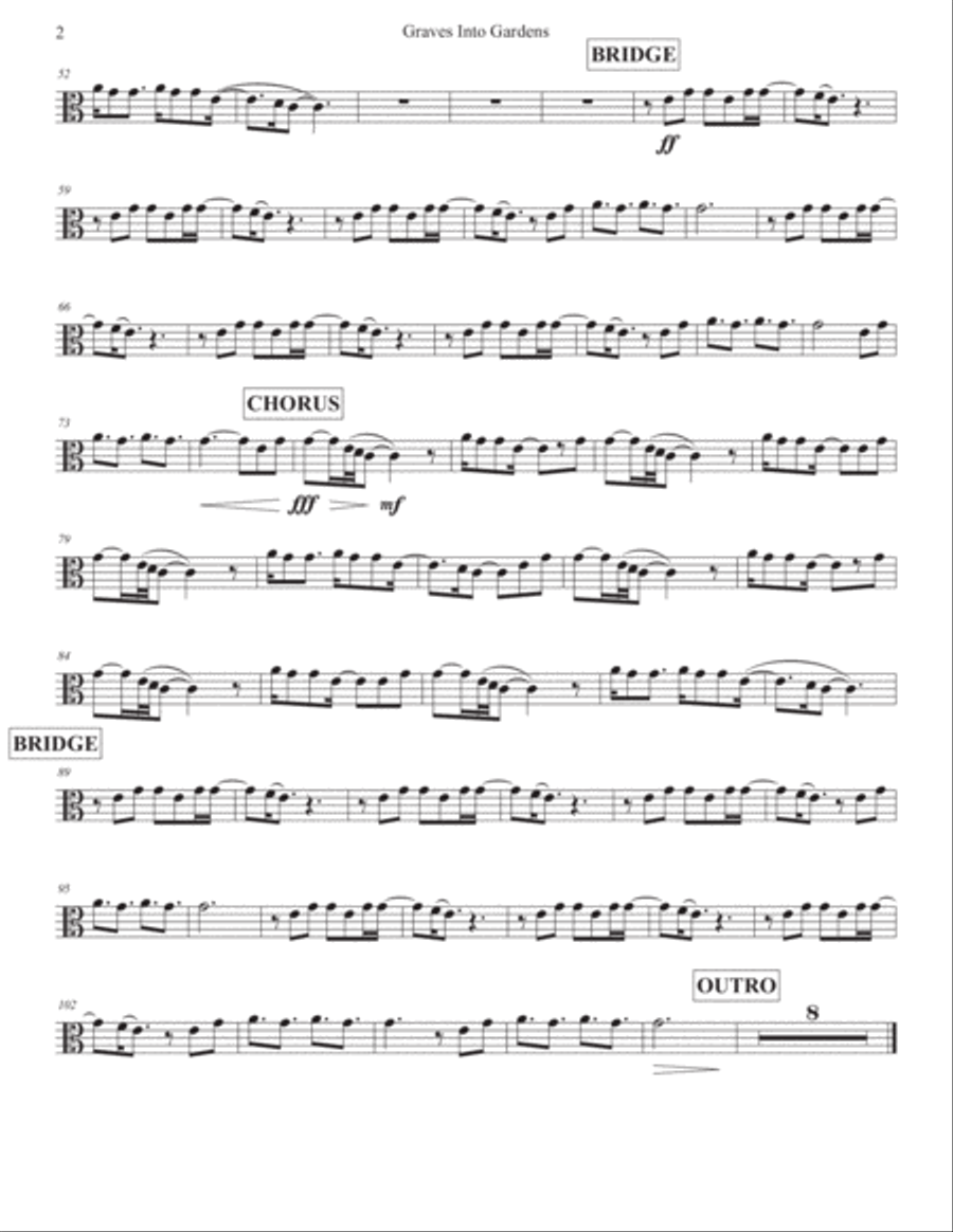 Graves Into Gardens Viola scores gallery preview page 3