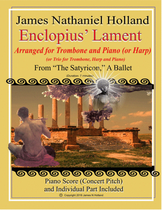 Enclopius Lament for Solo Trombone and Piano (or Harp) from The Satyricon Ballet