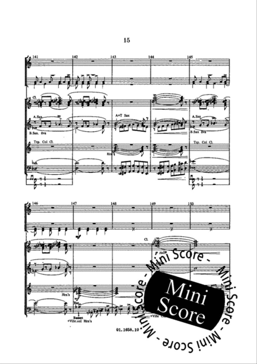A Suite for Jazz Ensemble Concert Band scores gallery preview page 19