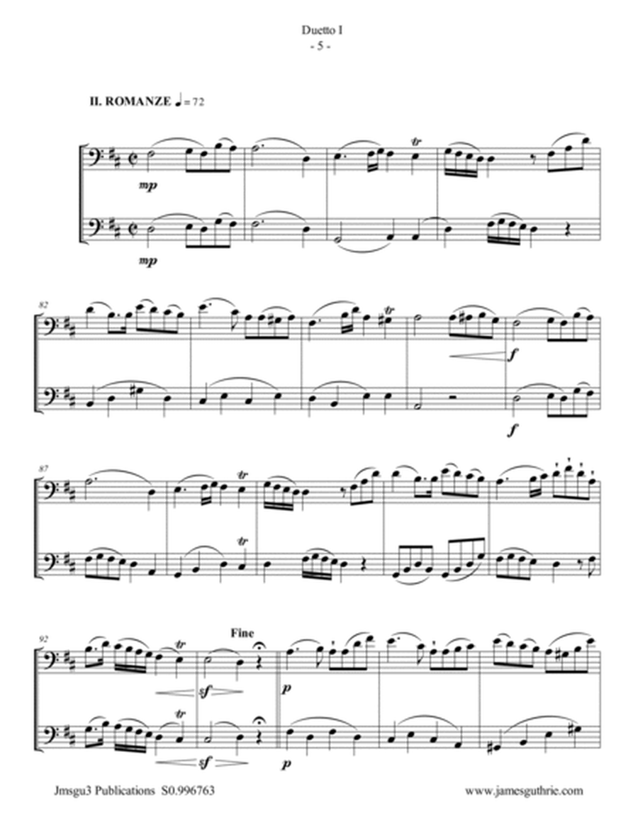 Stamitz: Duet Op. 27 No. 1 for Bassoon Duo image number null