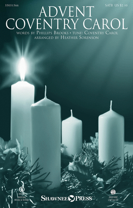 Book cover for Advent Coventry Carol