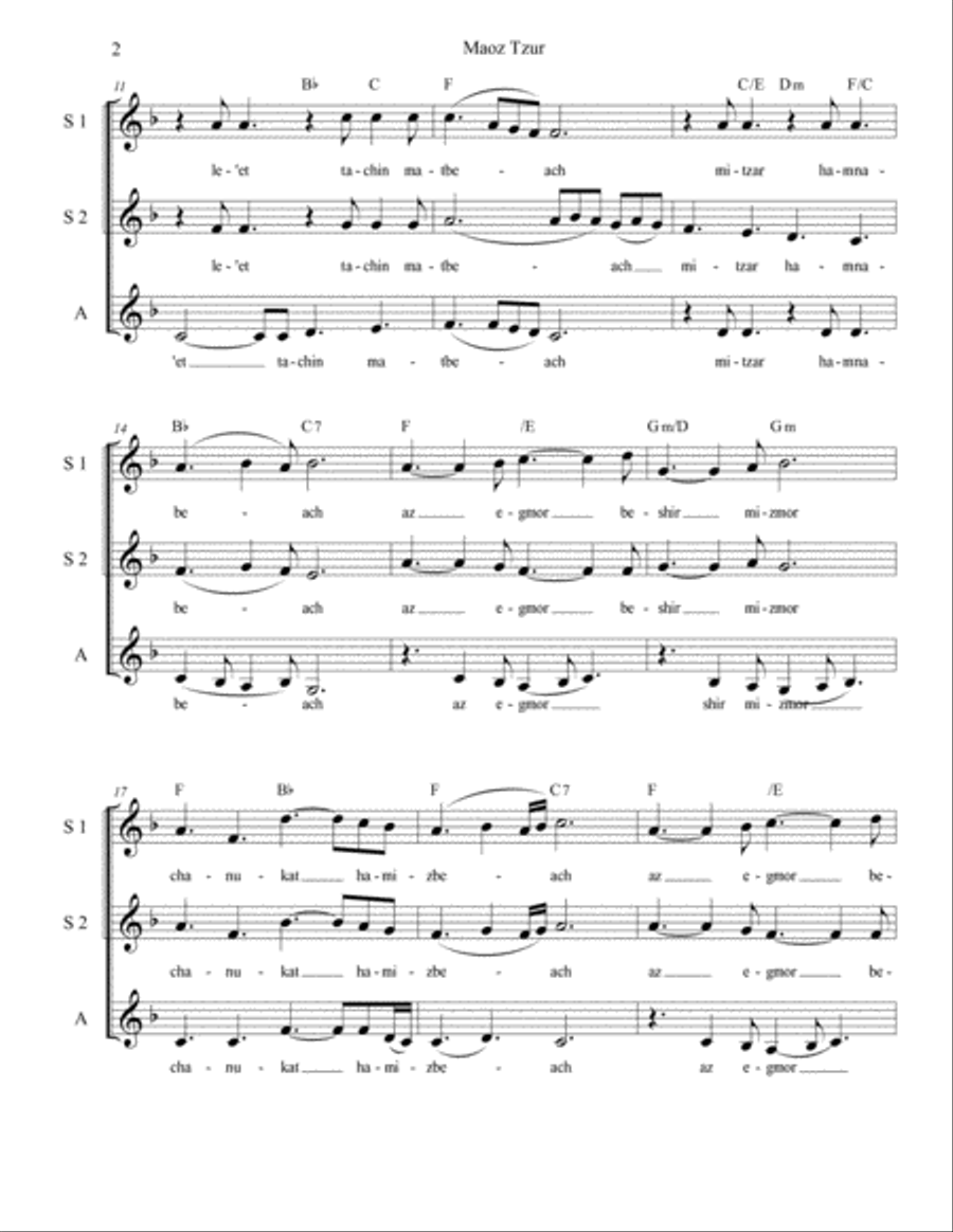 Maoz Tzur SSA scores gallery preview page 2