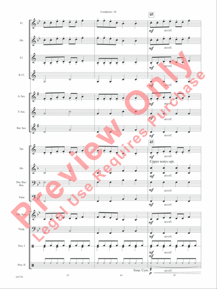 Udala'm Concert Band scores gallery preview page 16