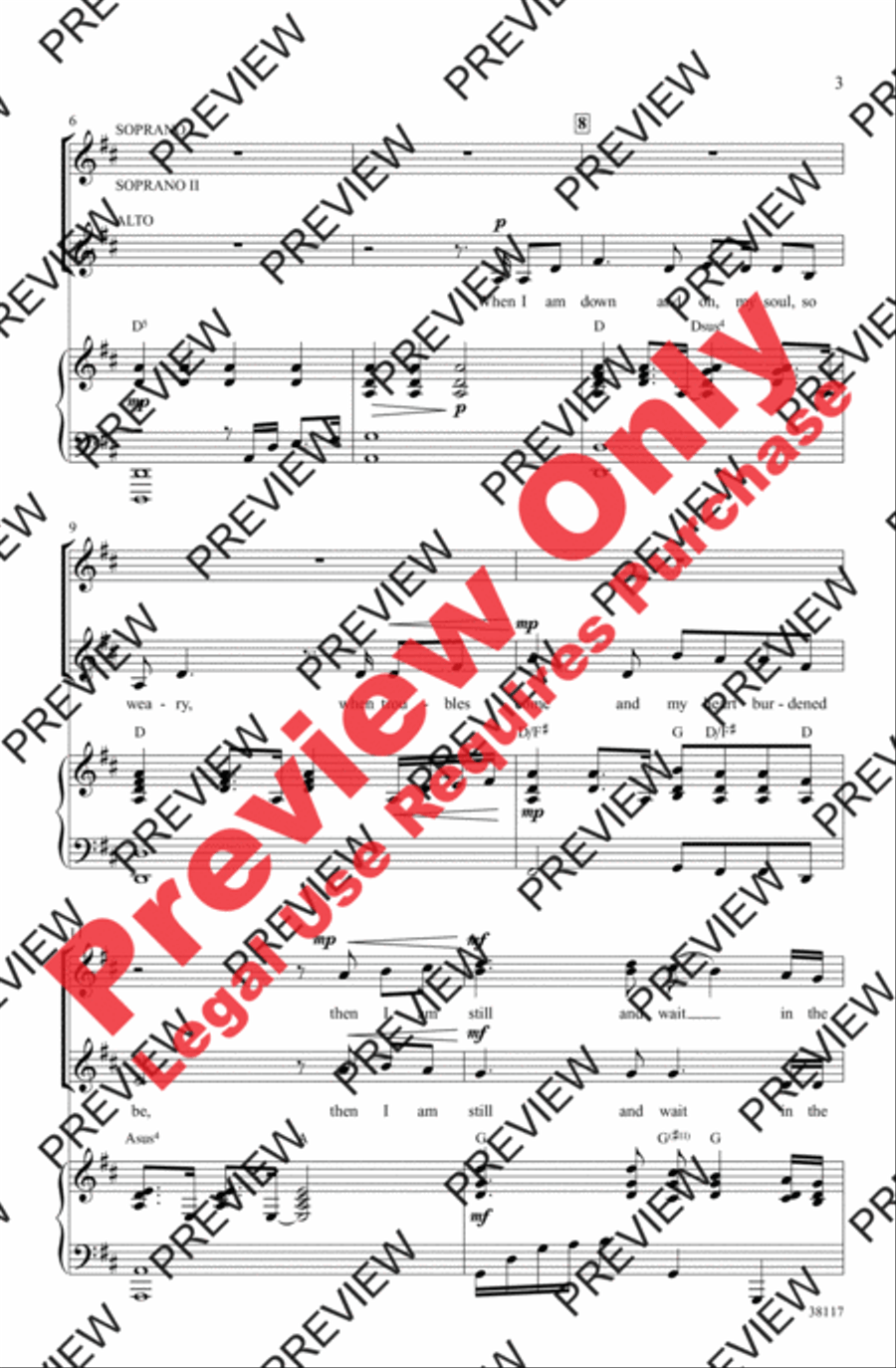 You Raise Me Up Women's Choir scores gallery preview page 14