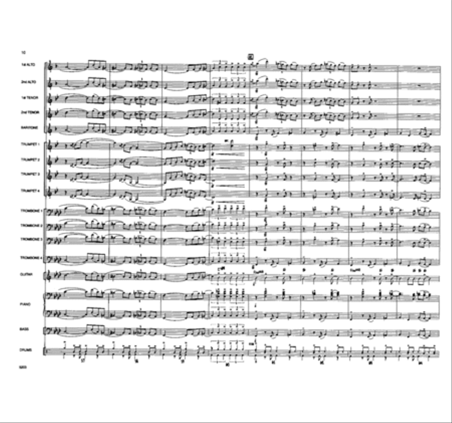 Abracadabra! Abracadabra! Jazz Ensemble scores gallery preview page 9