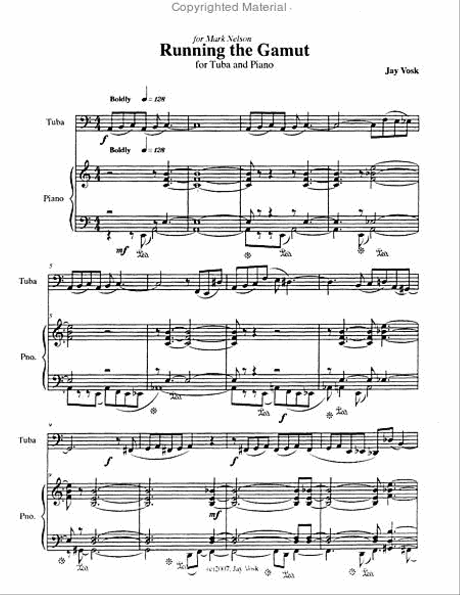 Running the Gamut Running the Gamut Tuba scores gallery preview page 2