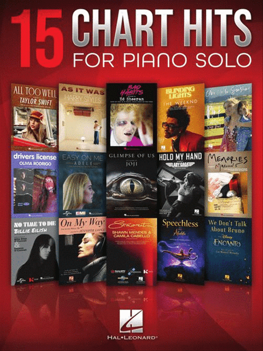 15 Chart Hits for Piano Solo Piano Solo scores gallery preview page 2