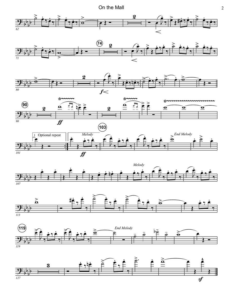 On the Mall Brass Ensemble scores gallery preview page 6