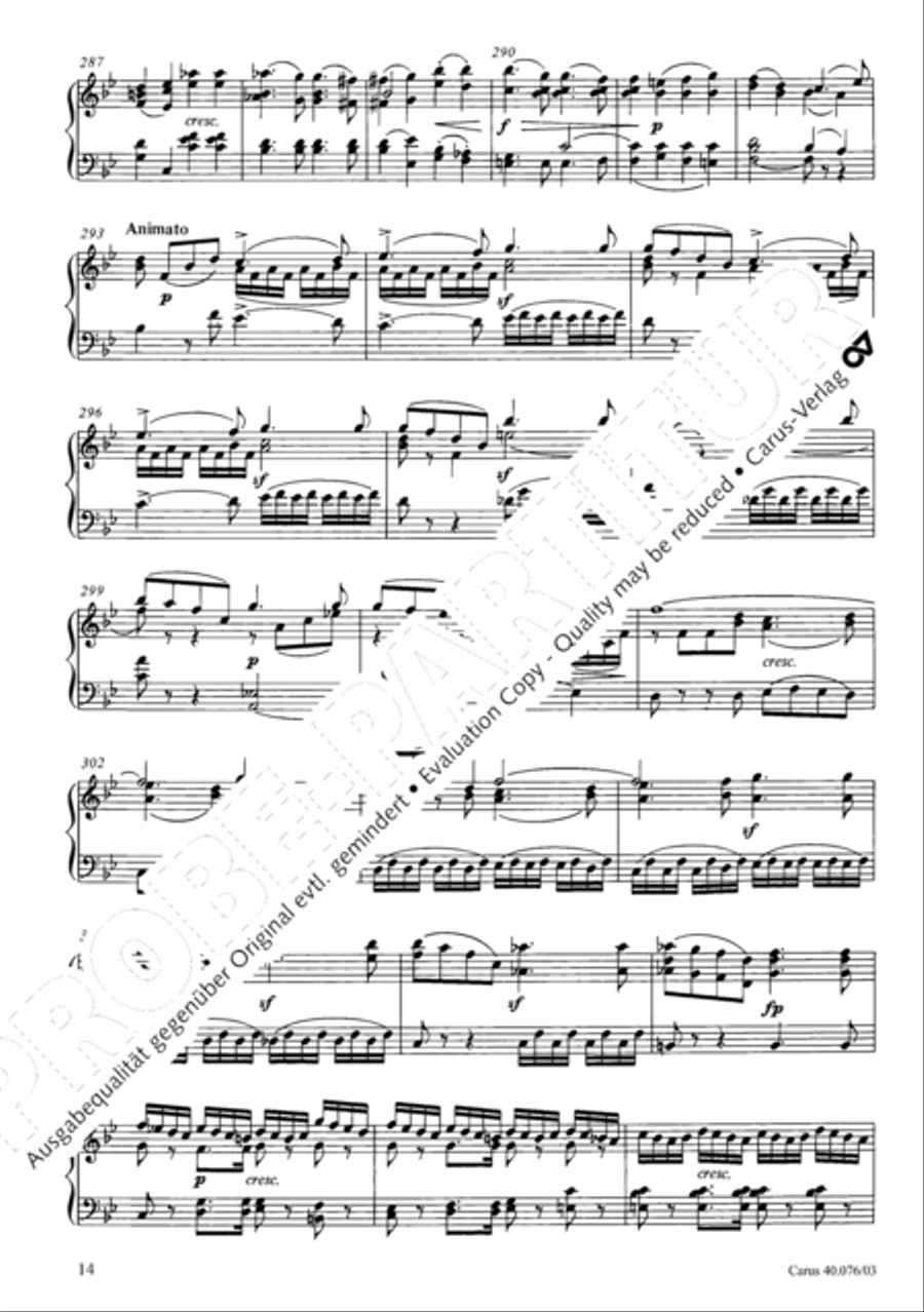 Hymn of Praise, MWV A 18 SSAATB scores gallery preview page 15